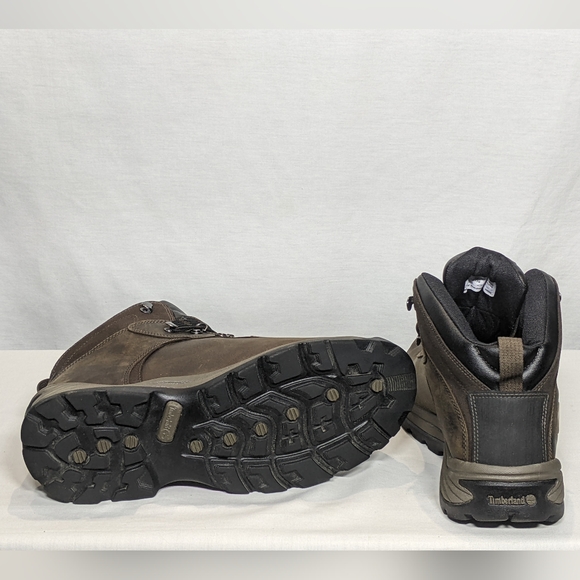 NEW Timberland Mens White Ledge Mid Waterproof Ankle Hiking Boot Brown Sz 10 - Picture 4 of 4